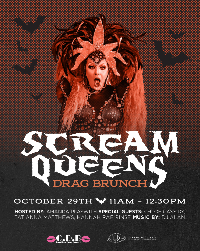 Scream Queens Drag Brunch at Durham Food Hall